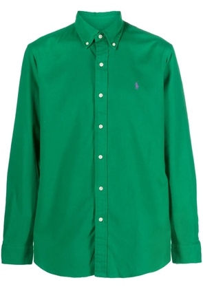 Polo Ralph Lauren Polo Pony logo-embroidered cotton shirt - Green