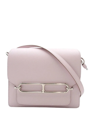 Hermès Pre-Owned 2022 Mini Evercolor Sac Roulis 18 crossbody bag - Pink