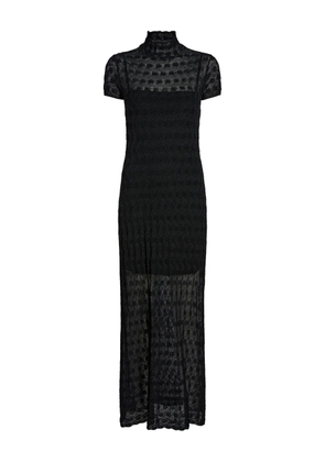 Proenza Schouler Zein textured midi dress - Black