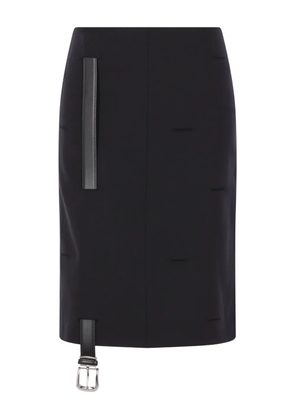 HODAKOVA belt-detail midi skirt - Black