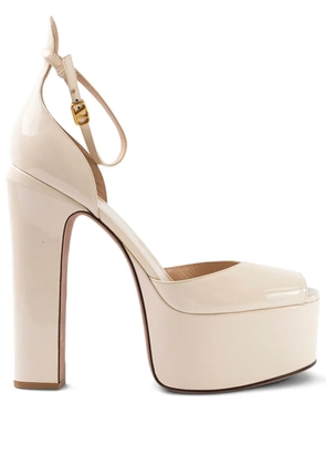 Valentino Garavani buckle-detail sandals - Neutrals