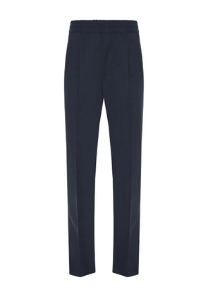 Zegna elastic-waistband trousers - Blue