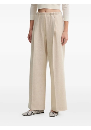 Liviana Conti Arthur elasticated-waist pleated trousers - Neutrals