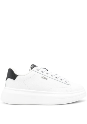 LIU JO 55mm Babol 01 leather sneakers - White