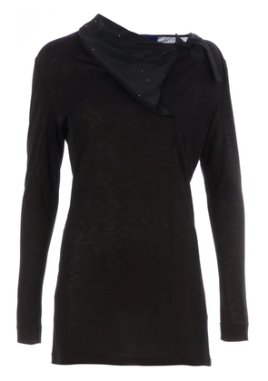 Sharon Wauchob flap neck sweater - Black
