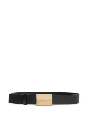Alberta Ferretti square buckle belt - Black