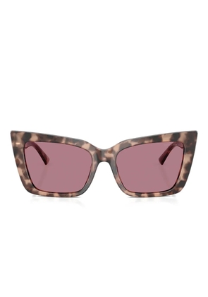 Jimmy Choo Eyewear tortoiseshell cat-eye sunglasses - Brown