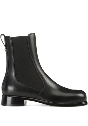 Sergio Rossi 25mm Avenue Chelsea leather boots - Black