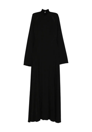 AXEL 113 open-back maxi dress - Black