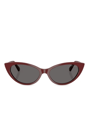 Jimmy Choo Eyewear cat-eye studded sunglasses - Red