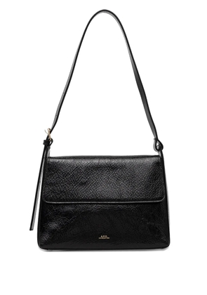 A.P.C. Virginie logo-detail shoulder bag - Black