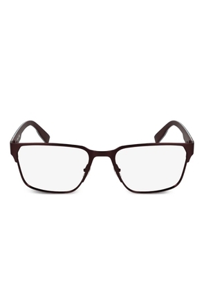 Lacoste rectangle-frame glasses - Red