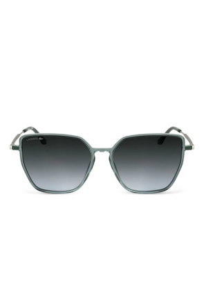Lacoste geometric-frame sunglasses - Blue