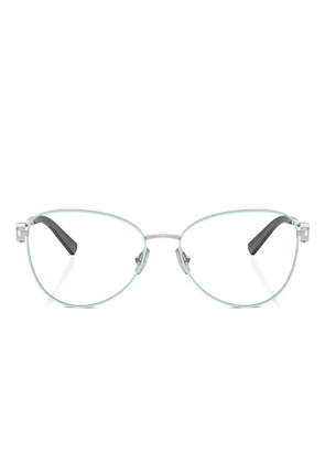 Tiffany & Co Eyewear heart-detail cat-eye glasses - Blue