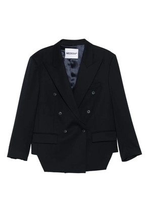 MEDEEA Trapezoid double-breasted blazer - Blue