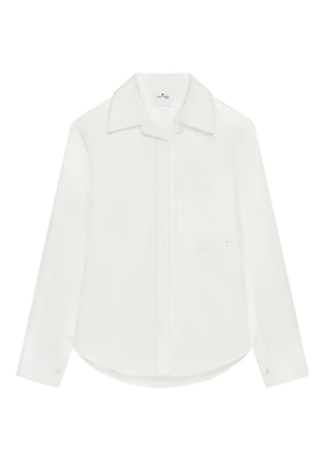 Courrèges buttoned long-sleeve shirt - White