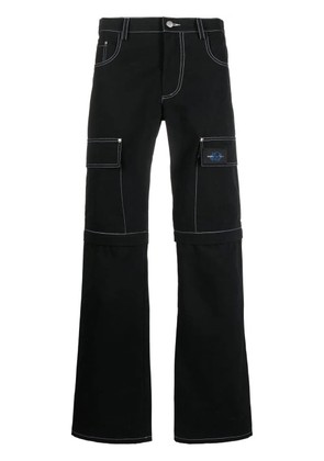MISBHV x UFO361 straight-leg cargo trousers - Black