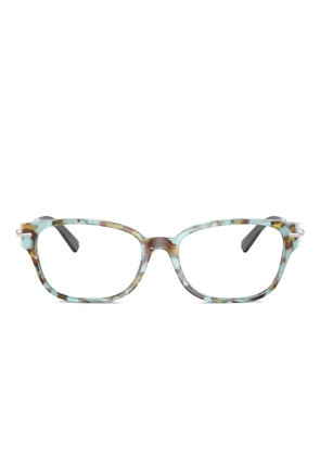 Tiffany & Co Eyewear havana square-frame glasses - Blue