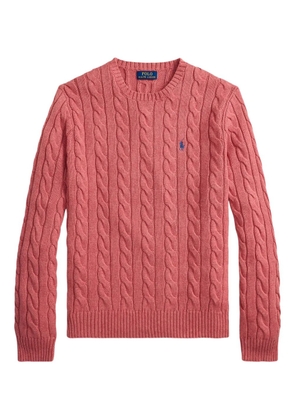 Polo Ralph Lauren long-sleeve cable-knit sweater - Pink