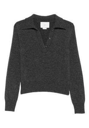 Vanisè polo-collar sweater - Grey