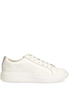 BOSS logo-plaque sneakers - White