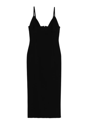 AXEL 113 Tess strap midi dress - Black