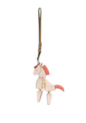 Furla Allegra articulated horse charm - Neutrals