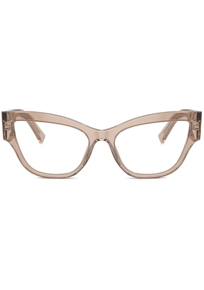 Dolce & Gabbana Eyewear DG-plaque glasses - Neutrals