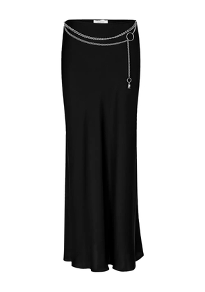 Rabanne chain satin skirt - Black