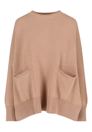 Ma'ry'ya side-split-detail sweater - Neutrals
