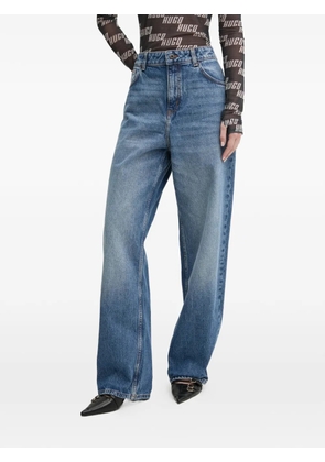 HUGO five-pockets cotton jeans - Blue