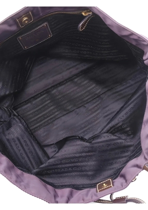 Prada Pre-Owned 2000's jacquard tote bang - Purple