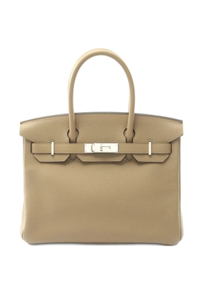 Hermès Pre-Owned 2023 Birkin 30 leather tote bag - Neutrals