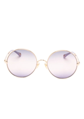 Chloé Eyewear round-frame sunglasses - Gold