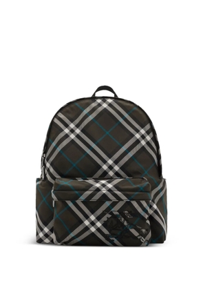Burberry small Check-print backpack - Brown