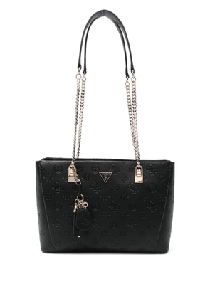 GUESS USA Tisha 4G-monogram shoulder bag - Black