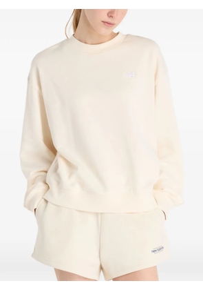 New Balance logo-embroidered sweatshirt - Neutrals