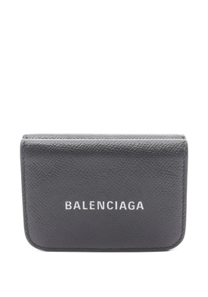 Balenciaga Pre-Owned trifold leather wallet - Black