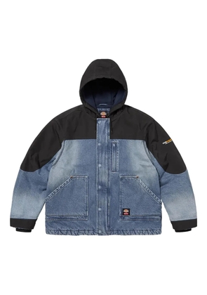 Supreme x Dickies® hooded-neckline work jacket - Blue