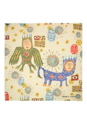 Bimba y Lola printed scarf - Neutrals