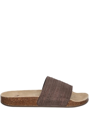 adidas Adilette patterned sandals - Brown