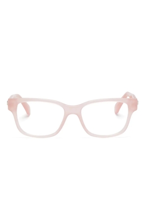 Swarovski Eyewear Swarovski-crystal rectangle-frame glasses - Pink
