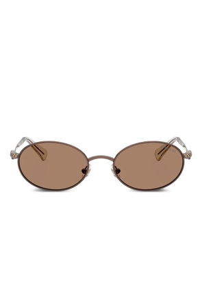 Swarovski Eyewear oval-frame sunglasses - Brown