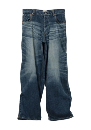 KAMIYA wire wide-leg jeans - Blue