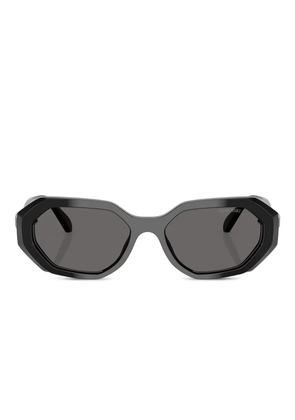 Swarovski Eyewear geometric-frame sunglasses - Black