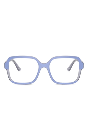 Vogue Eyewear VO5555 glitter square-frame glasses - Blue