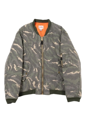 KAMIYA Camouflage MA-1 bomber jacket - Green