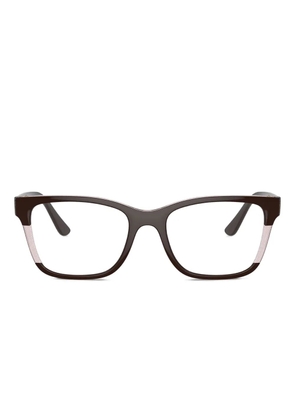 Vogue Eyewear VO5556 glitter rectangle-frame glasses - Brown