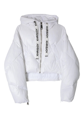 Khrisjoy quilted hooded jacket - White