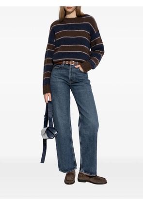 SAMSOE SAMSOE striped sweater - Blue